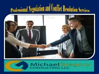 Professional Negotiation and Conflict Resolution Services