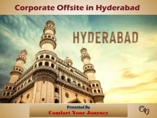 Explore Corporate Offsite Experience in Hyderabad