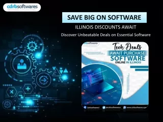 SAVE BIG ON SOFTWARE ILLINOIS DISCOUNTS AWAIt