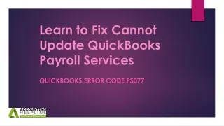 learn to fix cannot update quickbooks payroll services