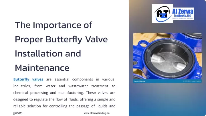 the importance of proper butterfly valve