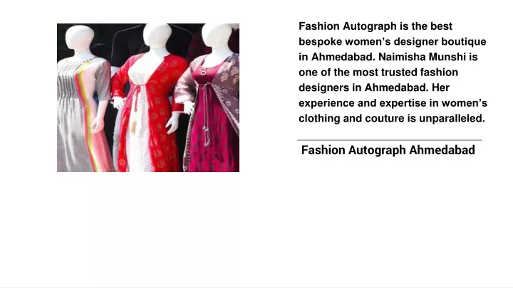 fashion autograph ahmedabad