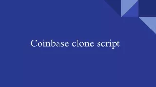 coinbase clone script