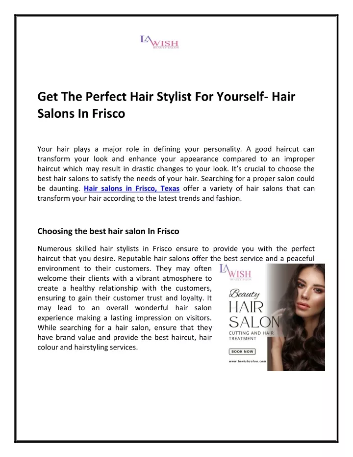 get the perfect hair stylist for yourself hair