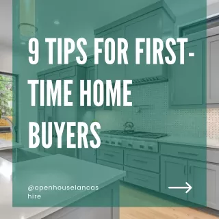 9 tips for first time home buyers