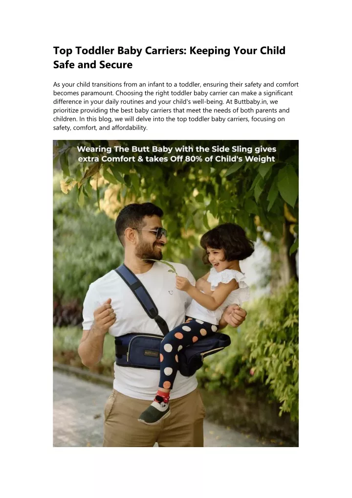 top toddler baby carriers keeping your child safe