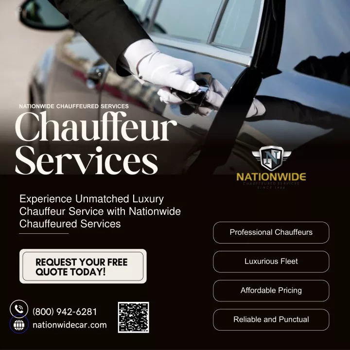 nationwide chauffeured services