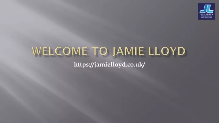 welcome to jamie lloyd