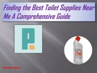 Best toilet supplies near me