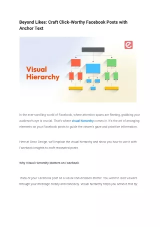 Beyond Likes_ Craft Click-Worthy Facebook Posts with Anchor Text