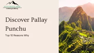 Top 10 Reasons to Visit Pallay Punchu, Peru