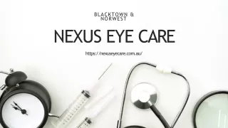 Expert Optometrists in Blacktown and Norwest - Nexus Eye Care