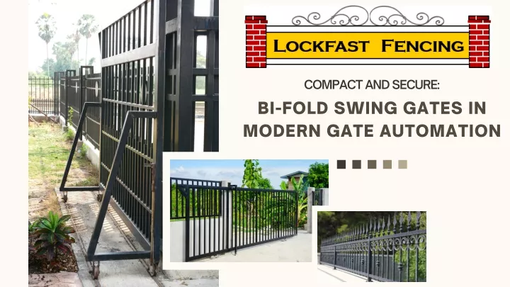 compact and secure bi fold swing gates in modern