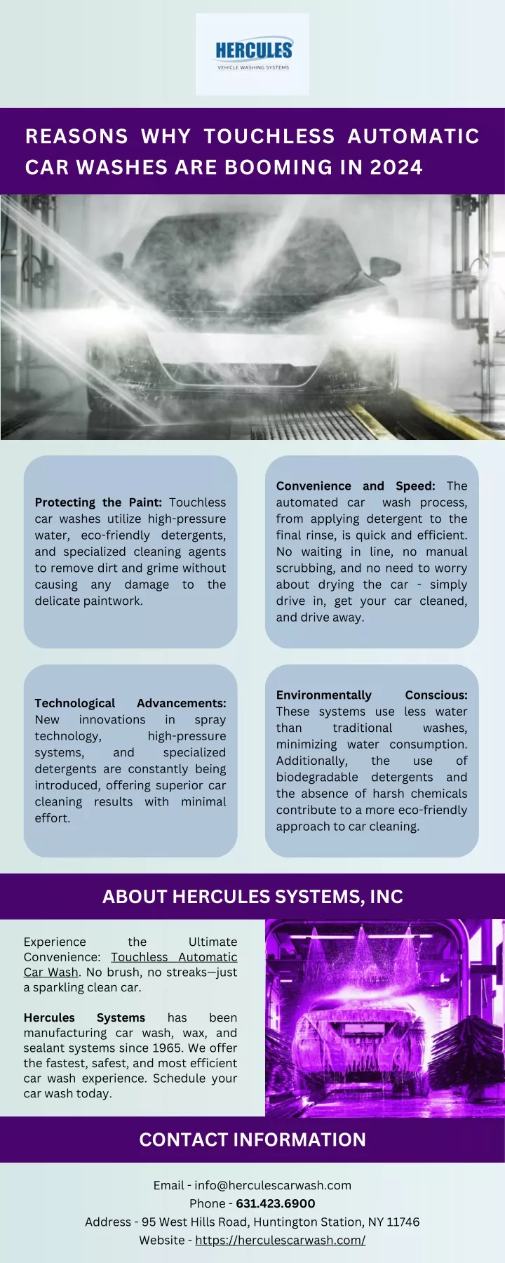 reasons why touchless automatic car washes