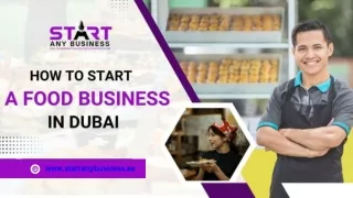 How To Start A Food Business In Dubai