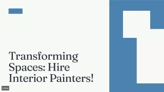 Interior Painters Hiring Guide