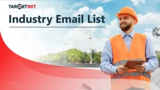 Increase your Business’s Sales to Astounding Heights with our Industry Email Li