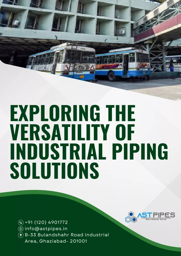 exploring the versatility of industrial piping