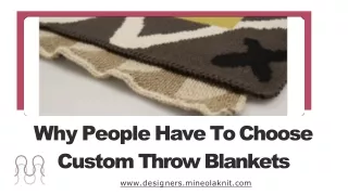 Why People Have To Choose Custom Throw Blankets