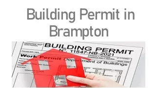 Building Permit in Brampton