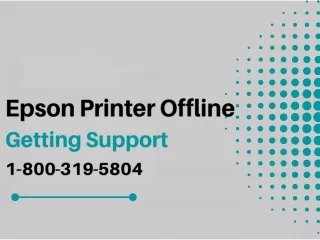 epson printer offline