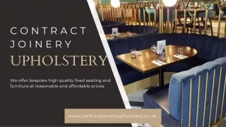 c o n t r a c t j o i n e r y upholstery