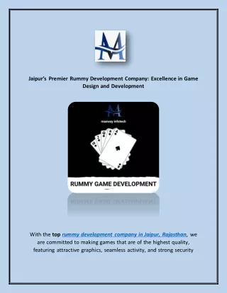 jaipur s premier rummy development company