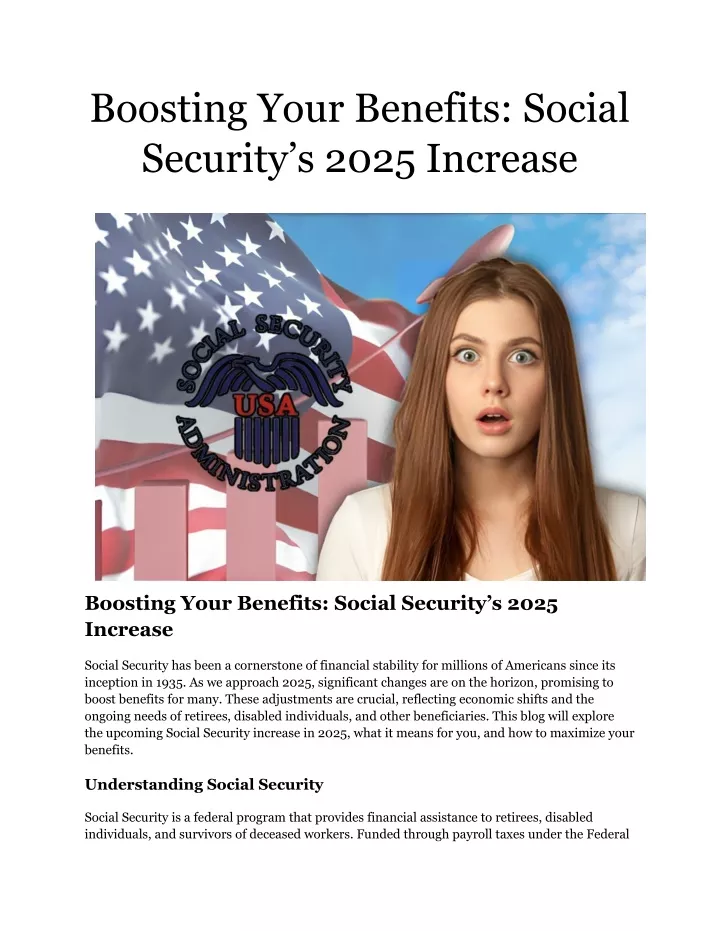 PPT Boosting Your Benefits_ Social Security’s 2025 Increase