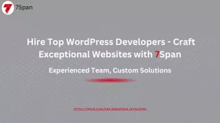 Hire Dedicated Developers for Your WordPress Project