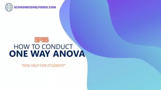 How to Conduct One Way Anova