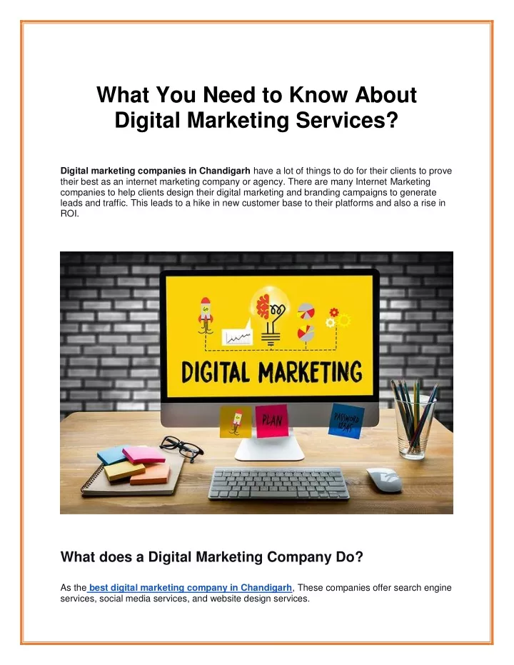 what you need to know about digital marketing