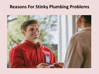 Reasons For Stinky Plumbing Problems