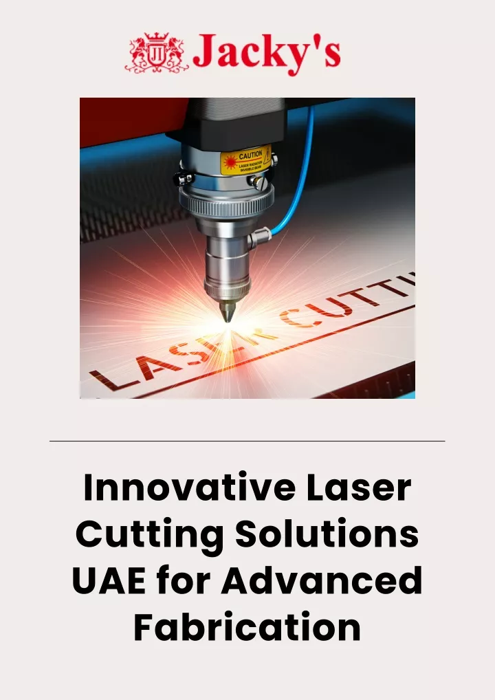 innovative laser cutting solutions