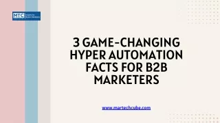 3 Game-Changing Hyper Automation Facts for B2B Marketers