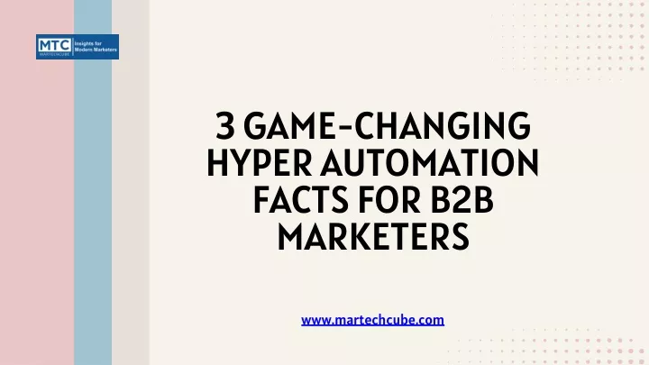 3 game changing hyper automation facts