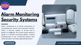 Get Best Alarm Monitoring Security Systems In United States | Avenger Security