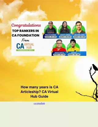 Minimum Stipend for CA Articleship 2024_ Information You Should Know