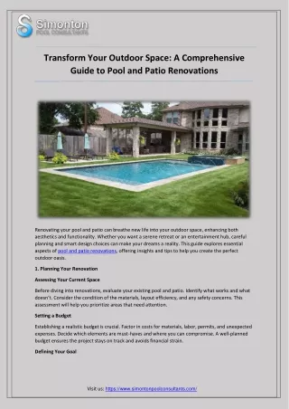 Transform Your Outdoor Space - A Comprehensive Guide to Pool and Patio Renovations (1)