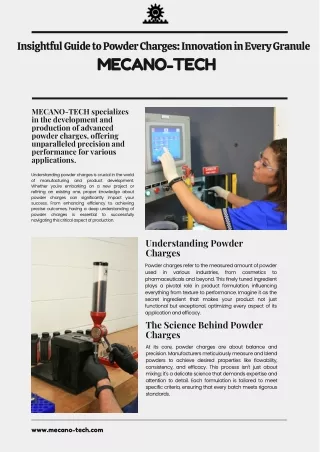 insightful guide to powder charges innovation