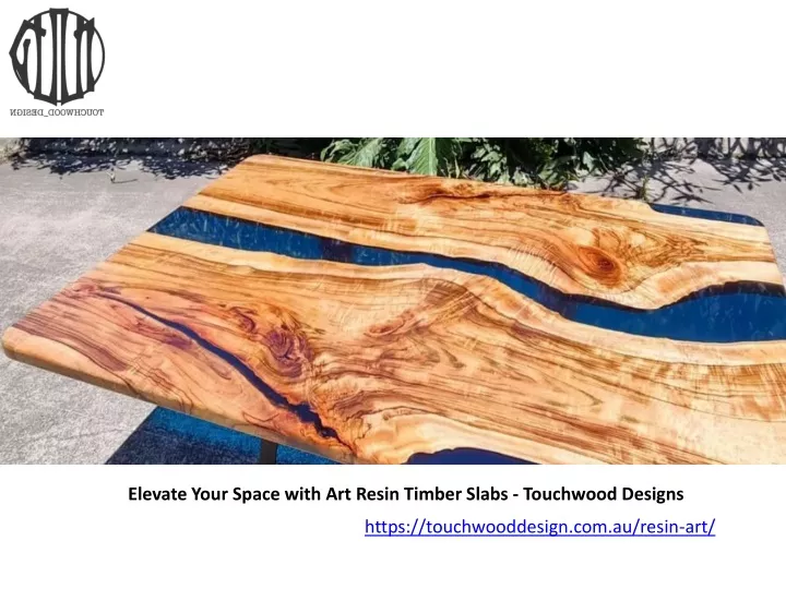 elevate your space with art resin timber slabs