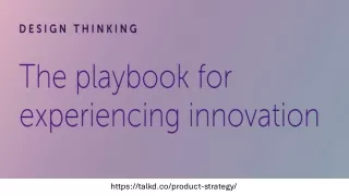 Product Strategy