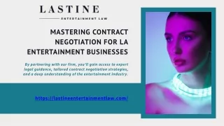 Mastering Contract Negotiation for LA Entertainment Businesses