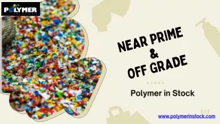 Buy Near Prime & Off Grade Plastic Resins
