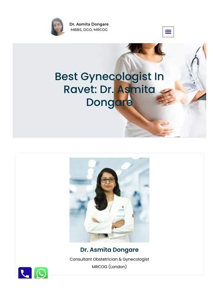 best gynecologist in ravet dr asmita dongare