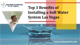 Benefits of Installing a Soft Water System Las Vegas
