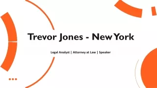 Trevor Jones - New York - A Charismatic Mentor