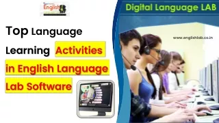 Top Language Learning Activities in English Language Lab Software