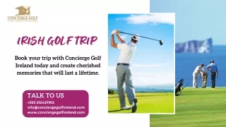 Irish Golf Trip | Ireland Golf Vacations