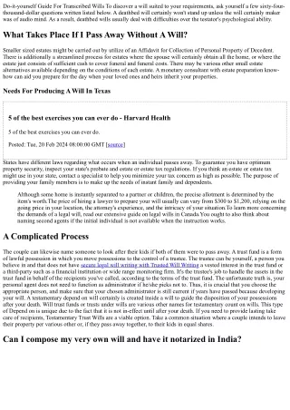 Last Will Certainly And Testimony What It Is, When You Require It, Just How To C