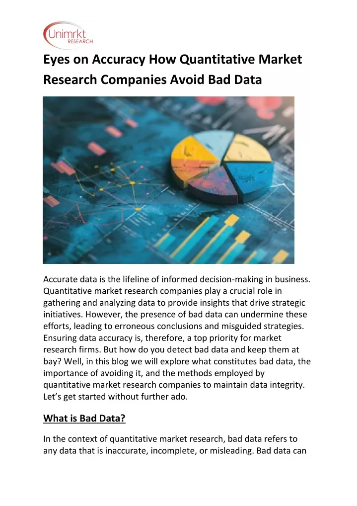 eyes on accuracy how quantitative market research